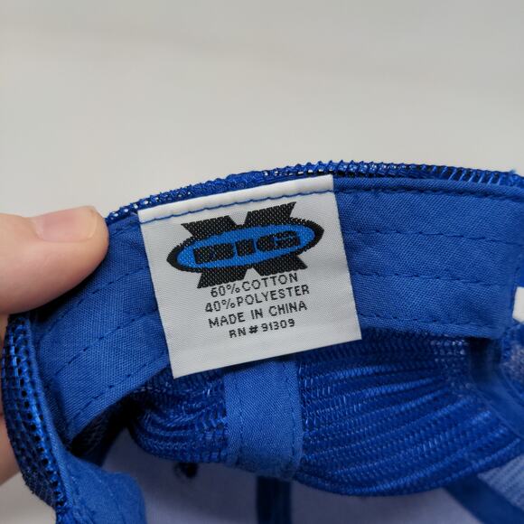 PBR Tournaments Meshback Snapback Hat Embroidered Logo Baseball Blue - Picture 9 of 9